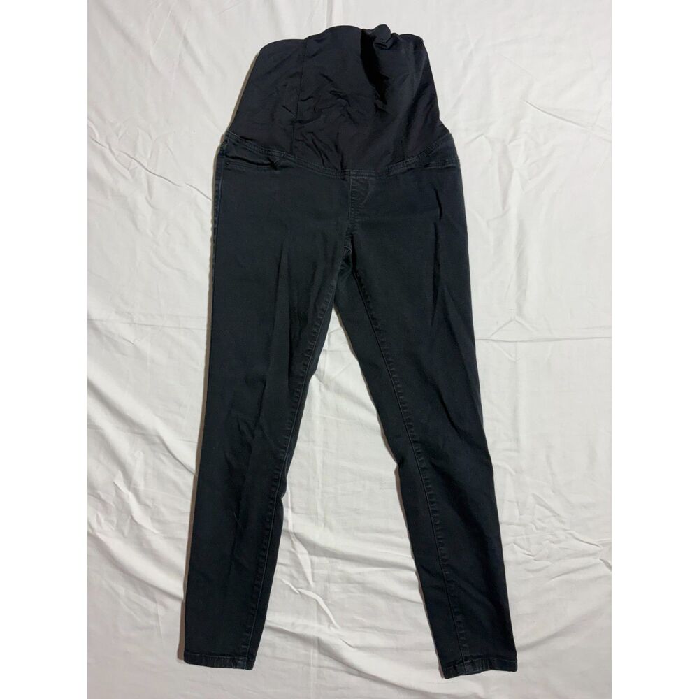 Isabel Maternity Ingrid & Isabel Jeans Womens 2 Black Skinny Over Belly